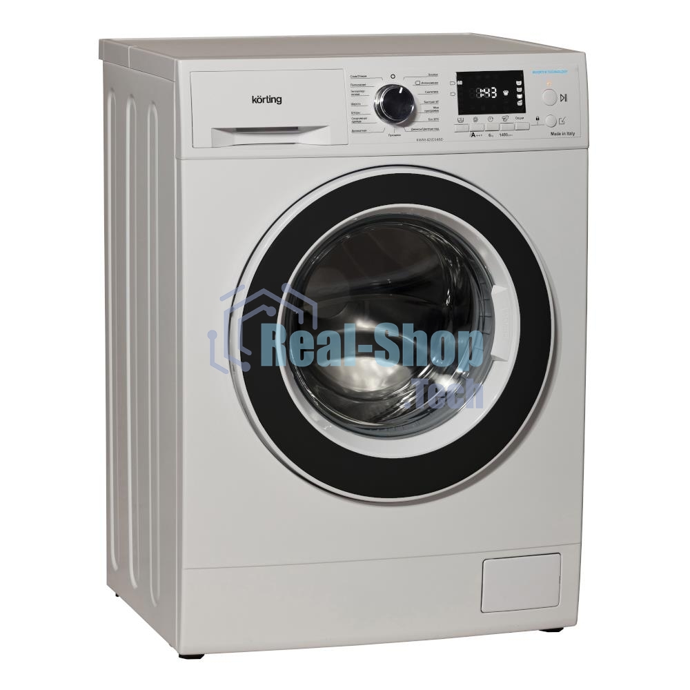 Стиральная машина Korting KWM 42ID1460 белый, загрузка фронтальная 6 кг, 1400 об/мин, класс: А+++