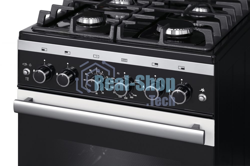 Плита газовая Gefest 5500-02 0069 серебристый/черный, конфорок 4 шт, духовка 52 л, 50 см x 85 см x 58.5 см