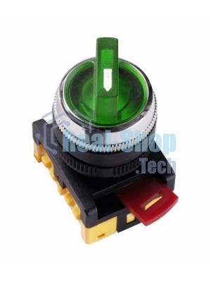 Переключатель ANCLR-22-3 на 3 фикс. полож. зел. 1з+1р ИЭК BSW10-ANCLR-3-K06