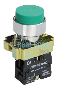 Кнопка управления IEK LAY5-BL31 без подсветки зеленая 1з