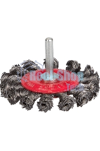 Кордщетка STAYER 35115-075_z01дисковая для дрели плетеные пучки проволоки 0.5мм 75мм