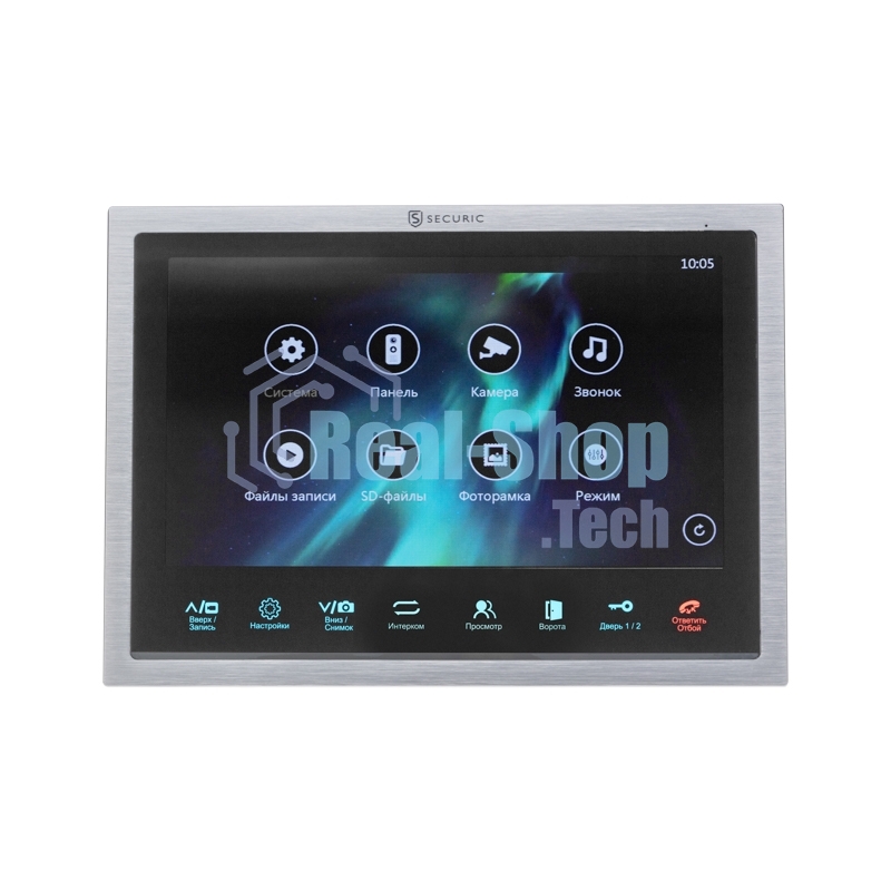 Цветной монитор видеодомофона 10,1