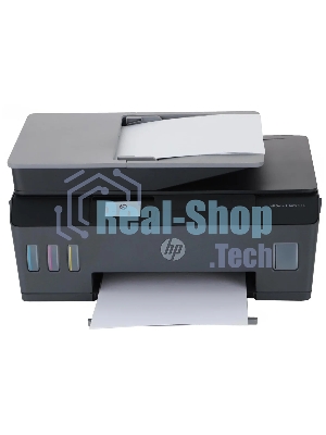 МФУ струйное HP Smart Tank 615 AiO (Y0F71A), A4, цветной, печ. до 22 стр/мин. (ч/б) до 16 стр/мин. (цвет), скан. до 5 стр/мин. (ч/б) 3 стр/мин. (цвет), 1200 x 1200 dpi (ч/б печать, скан.) 1200 x 4800 dpi (печать цвет), USB, Wi-Fi, BlueTooth, Air Print, Mopria