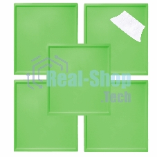 Поддон для пастилы Pullman PL-010203-5 зеленый 5шт+лопатка универс. прямоугольный р-р 327х288х6,6мм