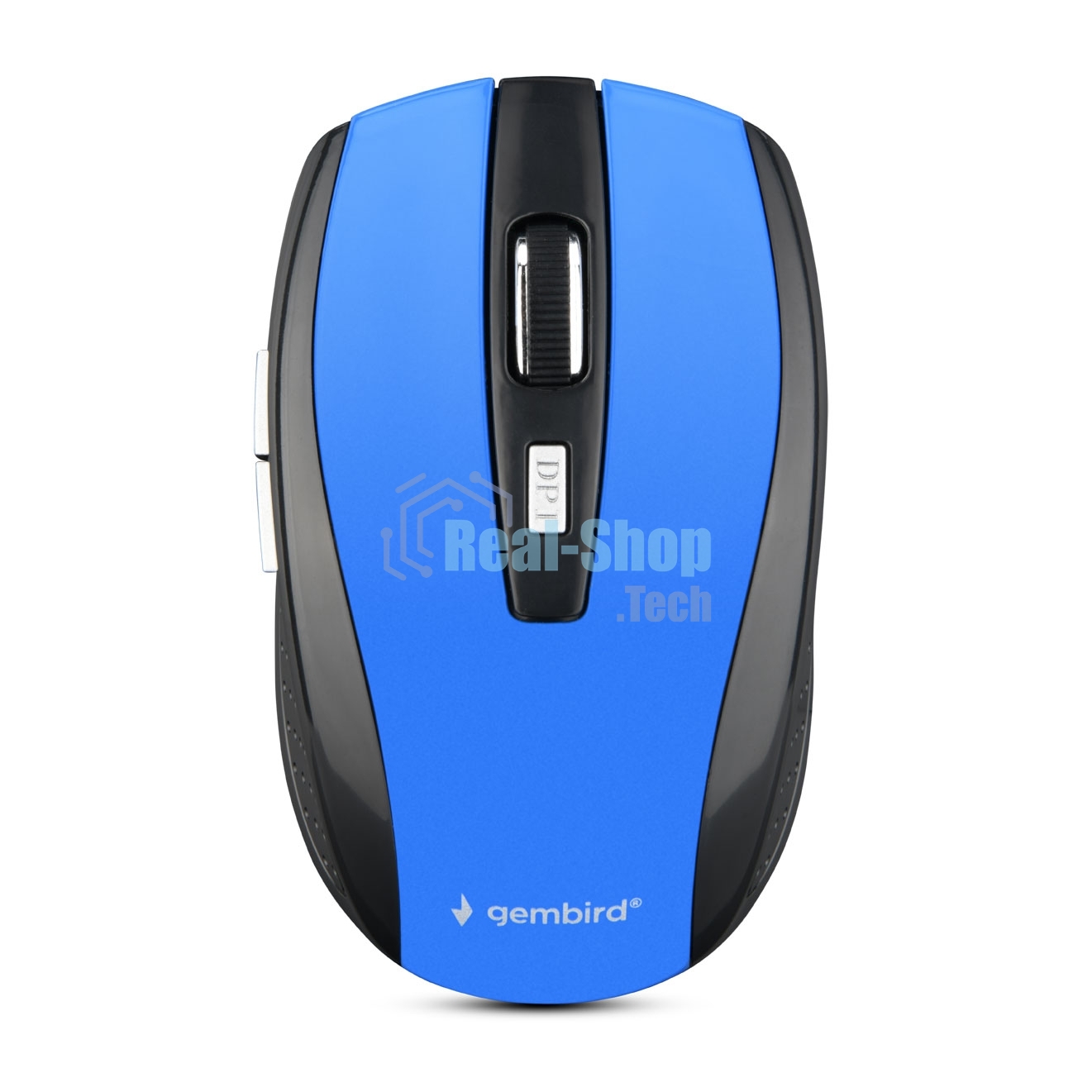 Мышь беспроводная Gembird MUSW-330-1 синий, 2400 dpi, радиоканал, USB, кнопки - 6