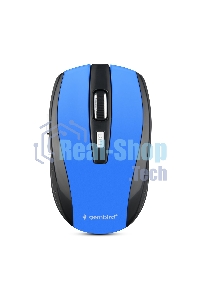 Мышь беспроводная Gembird MUSW-330-1 синий, 2400 dpi, радиоканал, USB, кнопки - 6