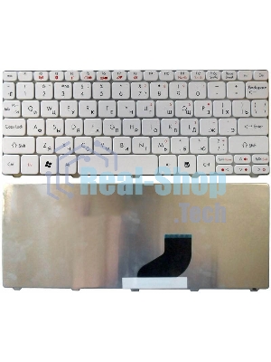 Клавиатура для ноутбука Acer Aspire One 521 AO532H D255 D260 D270 NAV50 PAV80 Happy Happy2 белая