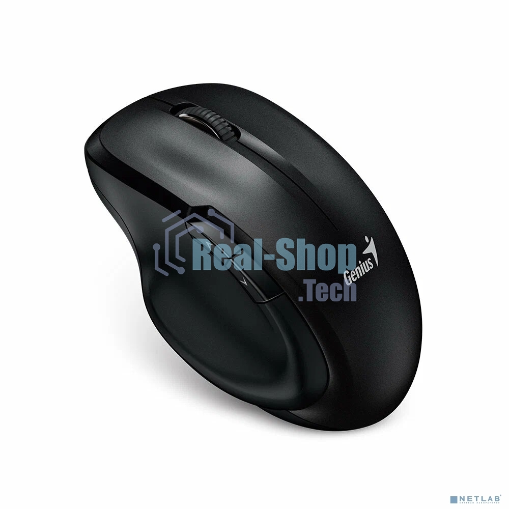 Мышь беспроводная Genius Ergo 8200S черный, 1200 dpi, радиоканал, USB, кнопки - 5