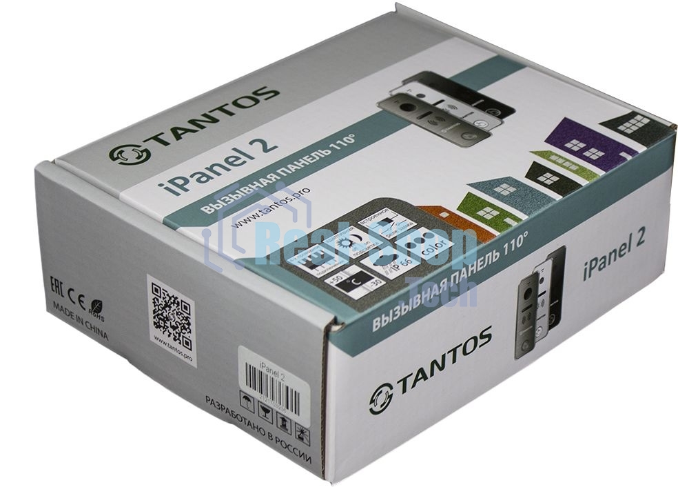 Видеопанель Tantos iPanel 2+, цветная, накладная, черный