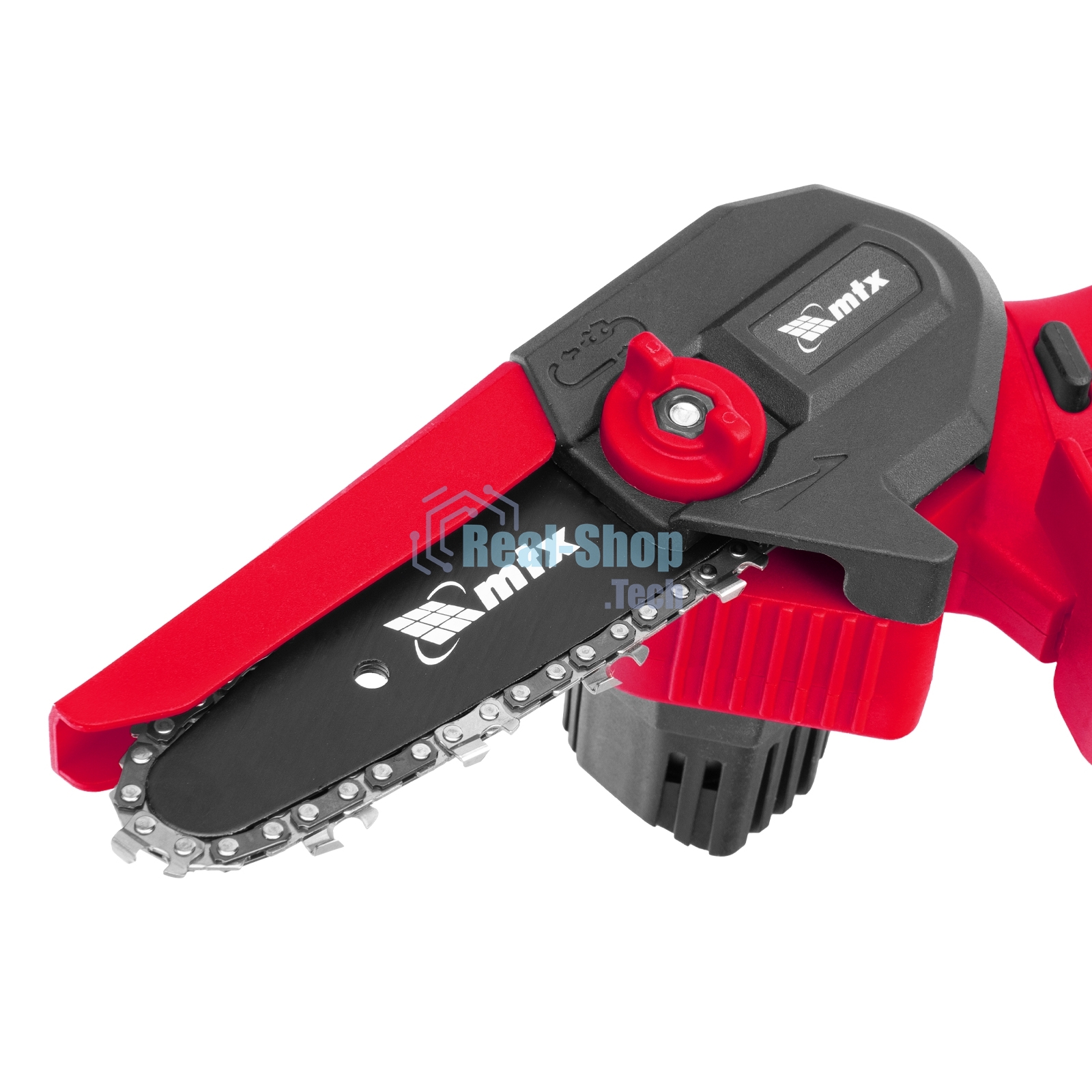 Цепная мини-пила аккумуляторная MTX MCS-100, шина 100 мм, Li-Ion, 20 В