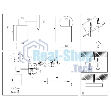 Светильник Ambrella light TR9578 SN сатин E14 max 40W 175*100*195