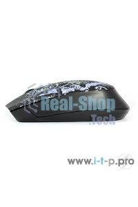 Мышь беспроводная Crown CMM-930W черный, 1600 dpi, радиоканал, USB, кнопки - 4