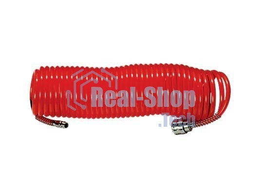 Шланг спиральный Matrix для пневмоинструмента 5м с быстросъемными соединениями