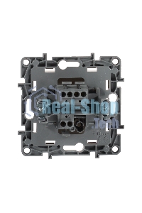 Переключатель 10А на винтах, сл. кость ETIKA 