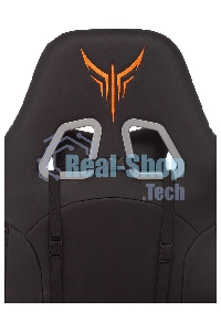 Кресло игровое Knight ARMOR черный, ромбик, эко.кожа, с подголовником, крестовина металл