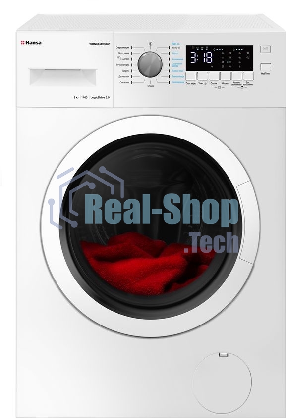 Стиральная машина Hansa WHN8141BSD2 белый загр. фронтальная макс.: 8 кг 1400 об/мин класс: А+++