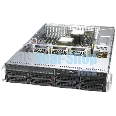 Серверная платформа Supermicro SYS-620P-TRT 2U noCPU(2)3rd GenScalable/TDP 270W/no DIMM(18)/SATARAID HDD(8)LFF/2x10GbE/2x1200W