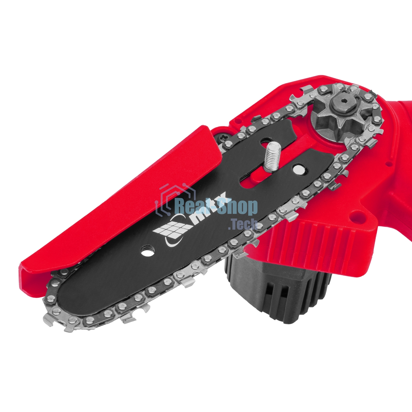 Цепная мини-пила аккумуляторная MTX MCS-100, шина 100 мм, Li-Ion, 20 В