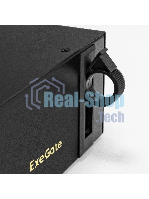 ИБП ExeGate ServerRM UNL-850.LCD.AVR.2SH.3C13.USB.2U (850VA/510W, Color LCD, AVR, 2*Schuko+3*C13, USB, батарея 12V 9Ah, 2U, установка в стойку, Black)