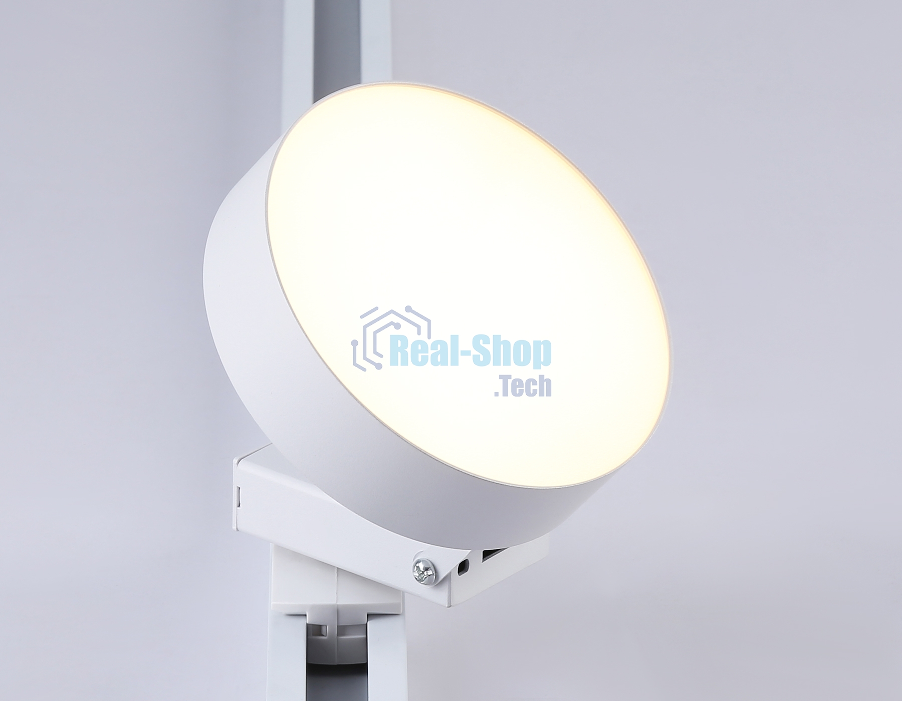 Трековый однофазный светодиодный светильник Ambrella light GL6835 WH белый LED 15W 3000K D115*80