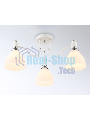 Светильник Ambrella light TR303302/3 WH/CH/FR белый/хром/белый матовый E27*3 max 60W D600*270
