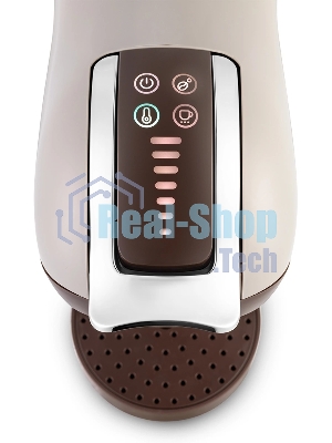 Кофеварка капсульная Kitfort КТ-7448 коричневый/бежевый, исп. кофе - капсулы/молотый, 1 л, 1400 Вт, 19 Бар.