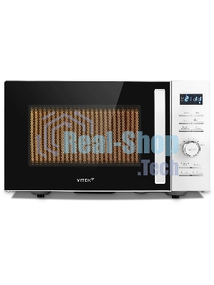 Микроволновая печь Vitek VT-MW1825 белый, 25 л, 900 Вт, переключатели - кнопки, поворотный механизм