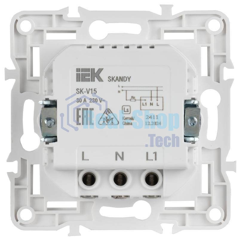 SKANDY Выключатель карточный 30А SK-V15Sh шампань  | SK-V11-0-10-K37 | IEK