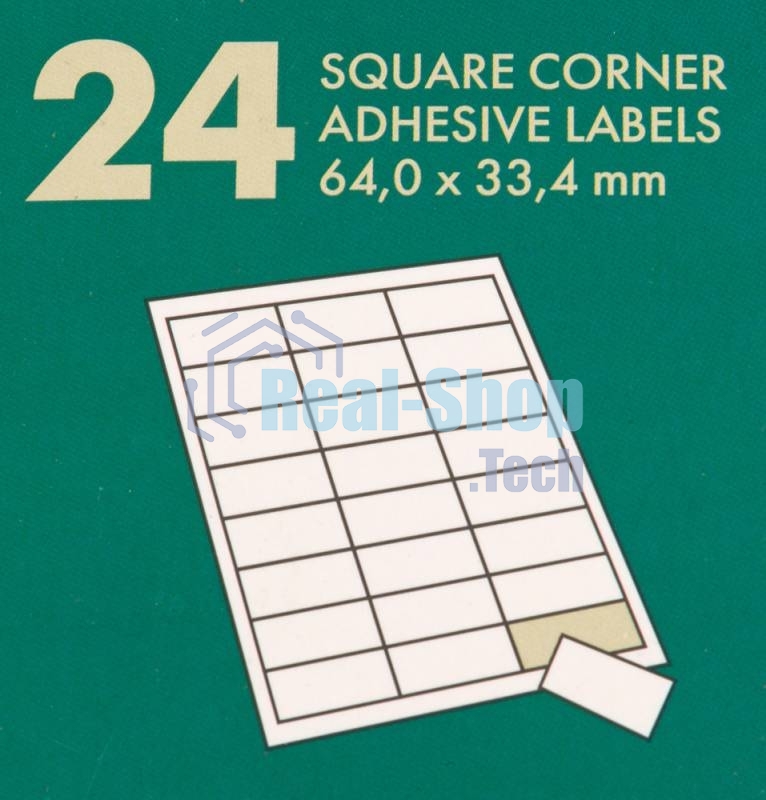 Самоклеящаяся бумага LOMOND универсальная для этикеток, A4, 24 делен. (64 x 33,4 мм), 70 г/м2, 50 листов