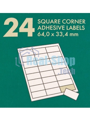 Самоклеящаяся бумага LOMOND универсальная для этикеток, A4, 24 делен. (64 x 33,4 мм), 70 г/м2, 50 листов