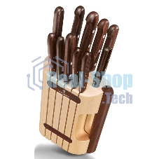Набор ножей кухонных Victorinox Wood (5.1150.11) компл.: 11 шт с подставкой дерево подар.коробка