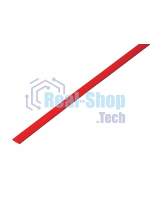 Трубка термоусадочная 4.0/2.0 1м красн. Rexant 20-4004