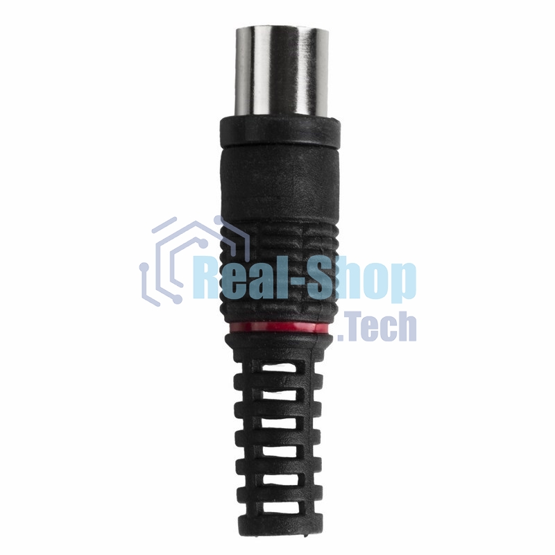 Разъем штекер TV без пайки черный PROCONNECT