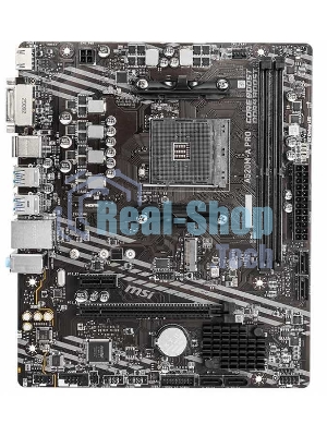 Материнская плата MSI A520M-A PRO, AM4, AMD A520, 2xDDR4, 4xSATA, 1xM.2, 1xPCIe 3.0 x16, 1xDVI-D, 1xHDMI, 1x 1Gb LAN, 2xUSB 2.0, 4xUSB 3.2 Gen 1, 3x3.5 мм, 7.1, mATX
