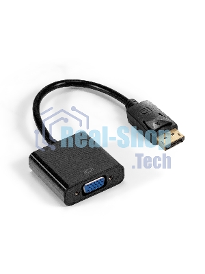 Кабель-переходник DisplayPort-VGA ExeGate EX-DPM-VGAF-0.2 (20M/15F, 0,2м)