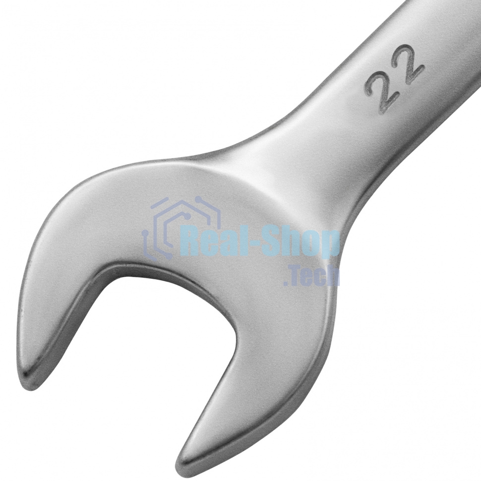 Ключ Matrix комбинированный, 22 мм, CrV, матовый хром