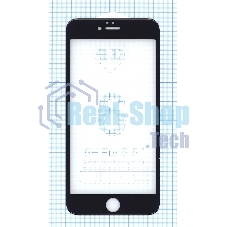 Защитное стекло 4D для Apple iPhone 6/6S Plus черный