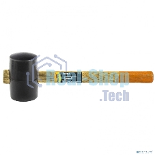 Киянка Sparta резиновая 450 г черная резина деревянная рукоятка