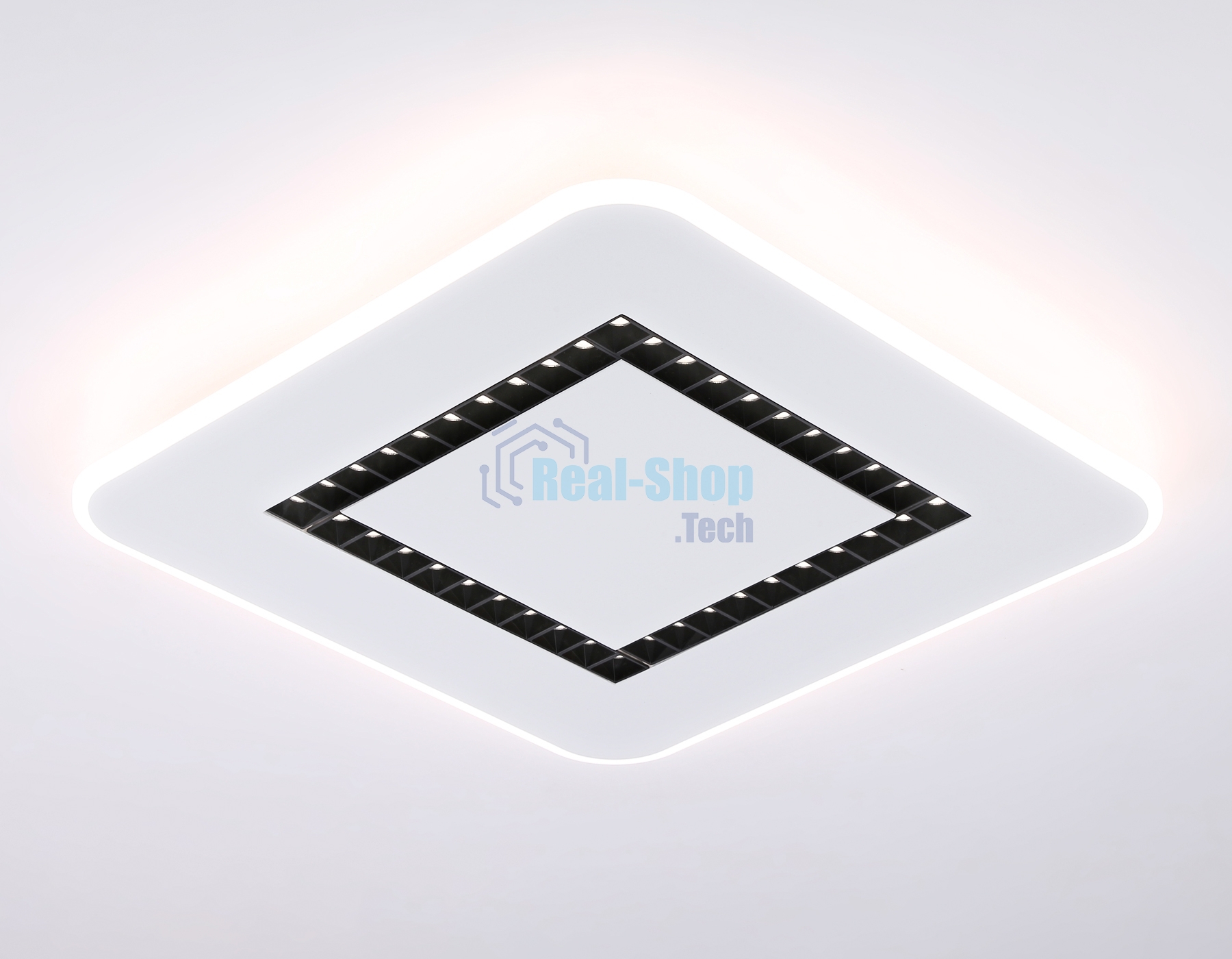 Светильник Ambrella light FL51415 WH белый 3000K/4200K/6400K 68W 488*488*40 (ПДУ ИК)
