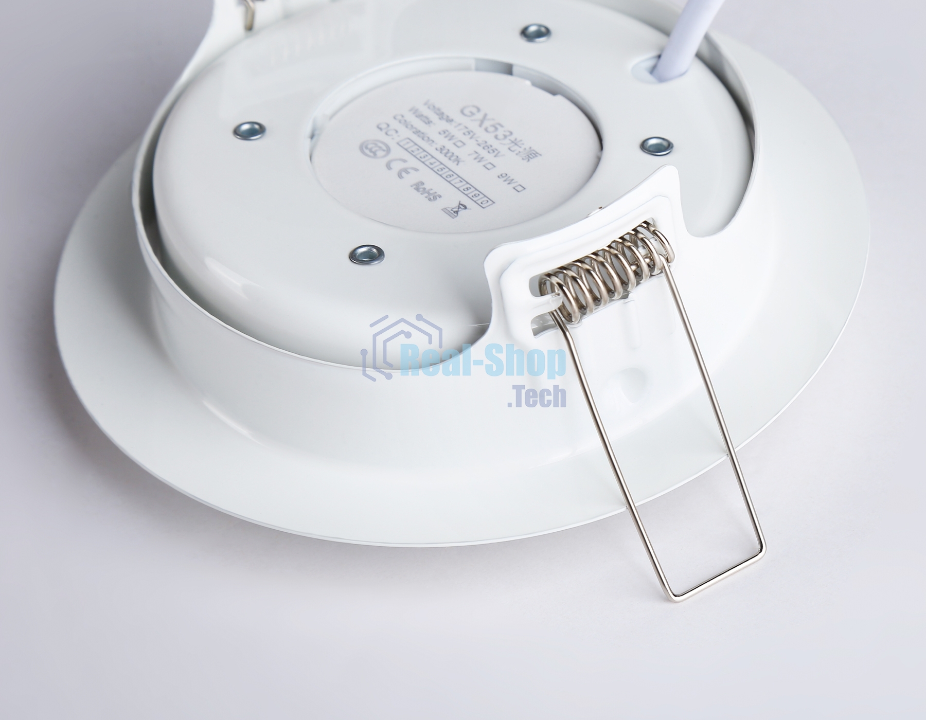 Светильник встраиваемый G10122 WH белый GX53 max 12W D120*48