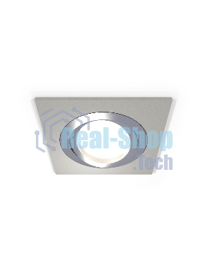Комплект встраиваемого поворотного светильника Ambrella light XC7633082 SGR/PSL серый песок/серебро полированное MR16 GU5.3 (C7633, N7003)
