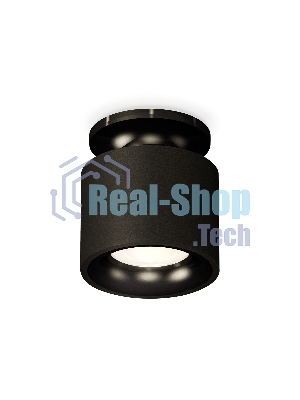 Светильник Ambrella Light XS7511061 SBK/PBK черный песок/черный полированный MR16 GU5.3 (N7926, C7511, N7011)