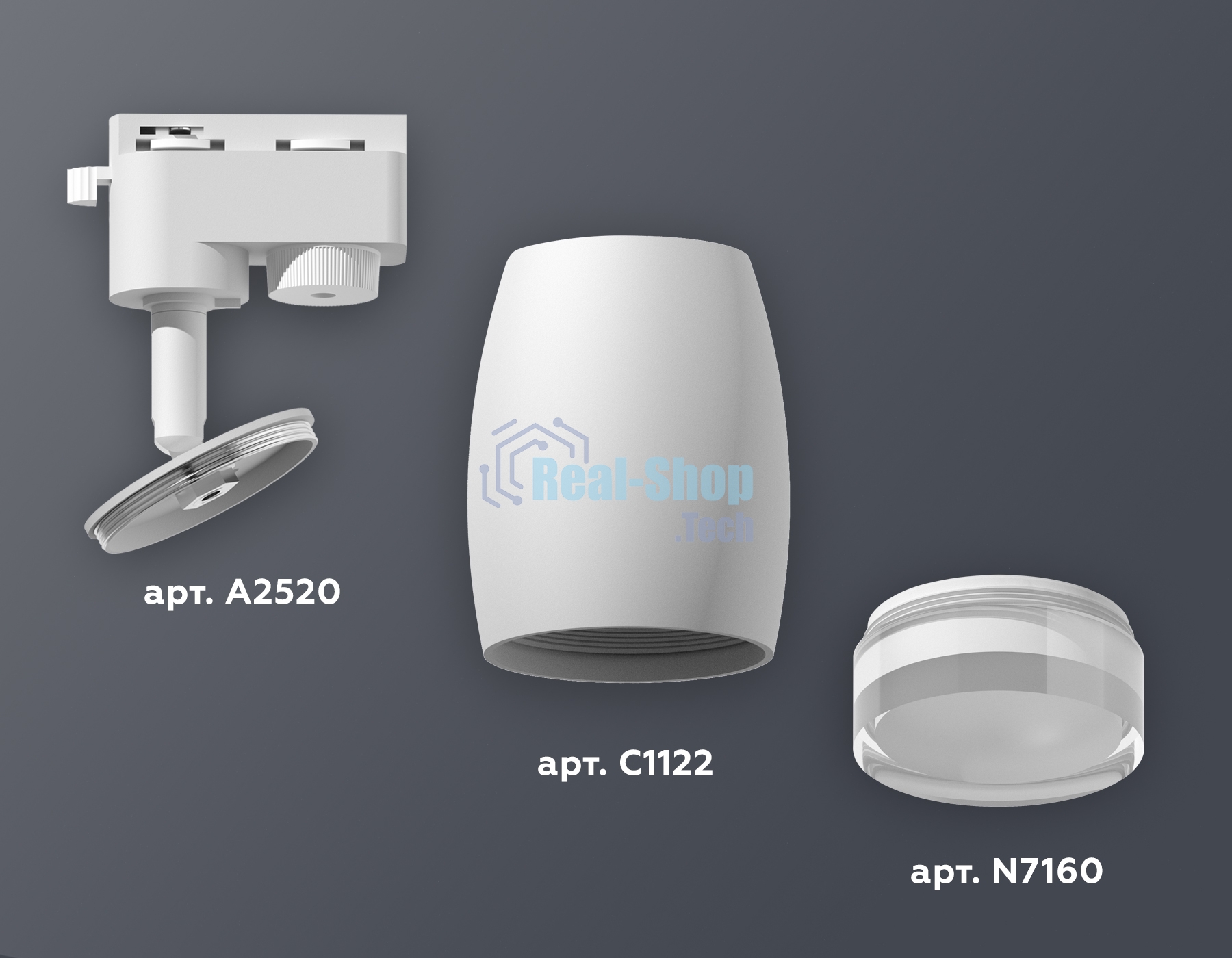 Светильник Ambrella light XT1122004 SWH/FR/CL белый песок/белый матовый/прозрачный MR16 GU5.3 (A2520, C1122, N7160)