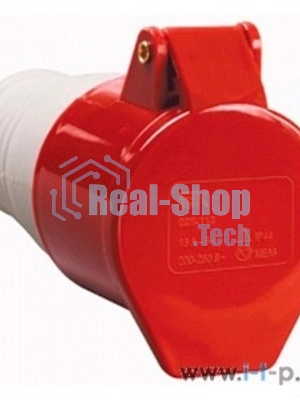 Розетка кабельная 32А 380В 3P+PЕ ССИ-224 IP44 IEK PSR22-032-4
