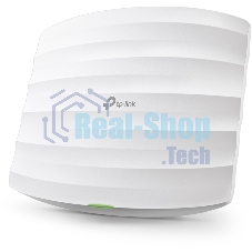 Точка доступа AC1350 Wireless MU-MIMO Gigabit Ceiling Mount Access Point, 450Mbps at 2.4GHz + 867Mbps at 5GHz, 802.11a/b/g/n/ac wave 2, Beamforming, Airtime Fairness, MU-MIMO, 802.3af Standard PoE and Passive PoE (Passive POE Adapter included), no more DC power supply, 1 10/100/1000Mbps hidden LAN port, Centralized Management, Captive Portal, Load Balance, Multi-SSID, WMM, Rogue AP Detection, internal omni-directional Antenna 2.4GHz: 3x4dBi, 5GHz: 2x5dBi