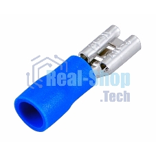 Клемма плоская Rexant изолированная гнездо 5.6 мм 1.5-2.5 мм² (РПи-м 2.5-(4.8)/РПИм 2-5)