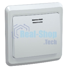 Выключатель 1-кл. СП Вега 10А IP20 ВС10-1-1-ВБ с индик. белый ИЭК EVV11-K01-10-DM