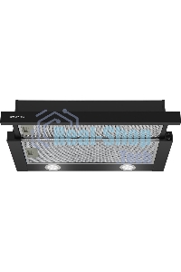 Вытяжка встраиваемая Maunfeld VS Light 50 черный, 50 см, 520 куб. м/ч, 56 дБ