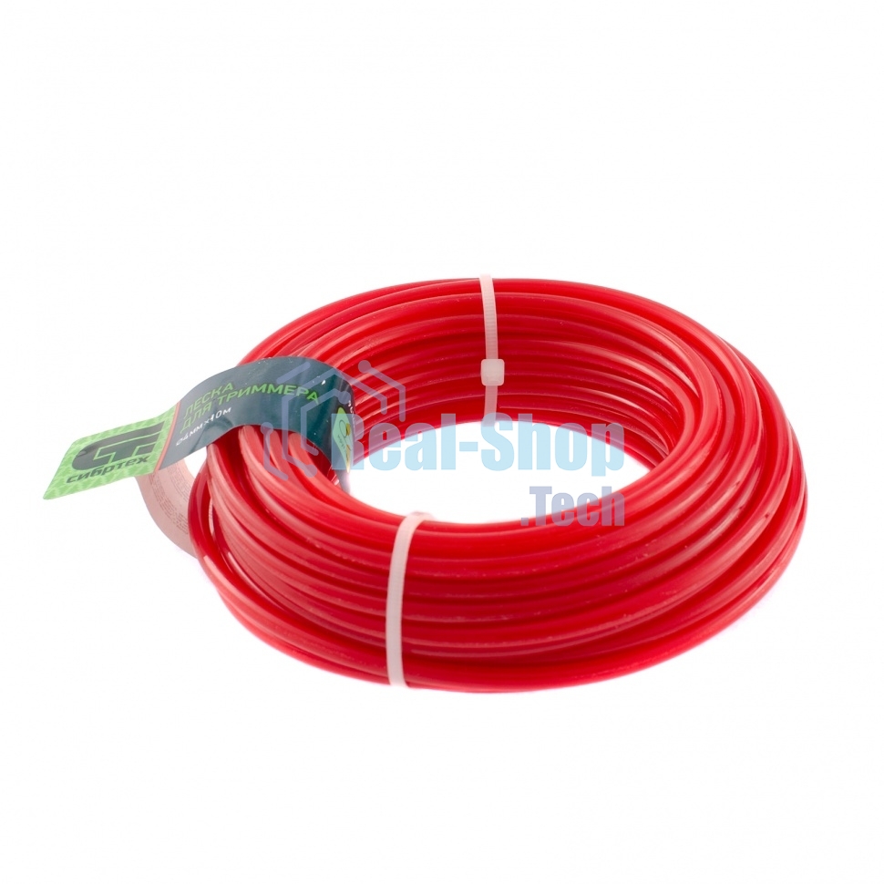 Леска для триммера Сибртех круглая, 4,0 мм х 10 м