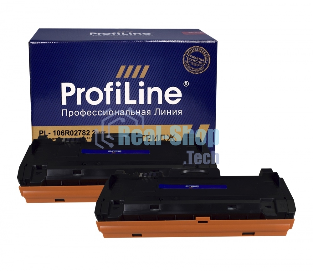 Картридж лазерный ProfiLine PL-106R02782, двойная упаковка, для принтеров Xerox Phaser 3052/3260/WorkCentre 3215/3225/3052NI/3260DI/3260DN/3260DNI/3215NI/3225DNI (для аппаратов, выпущенных после 01.07.2017) 2х3000 копий